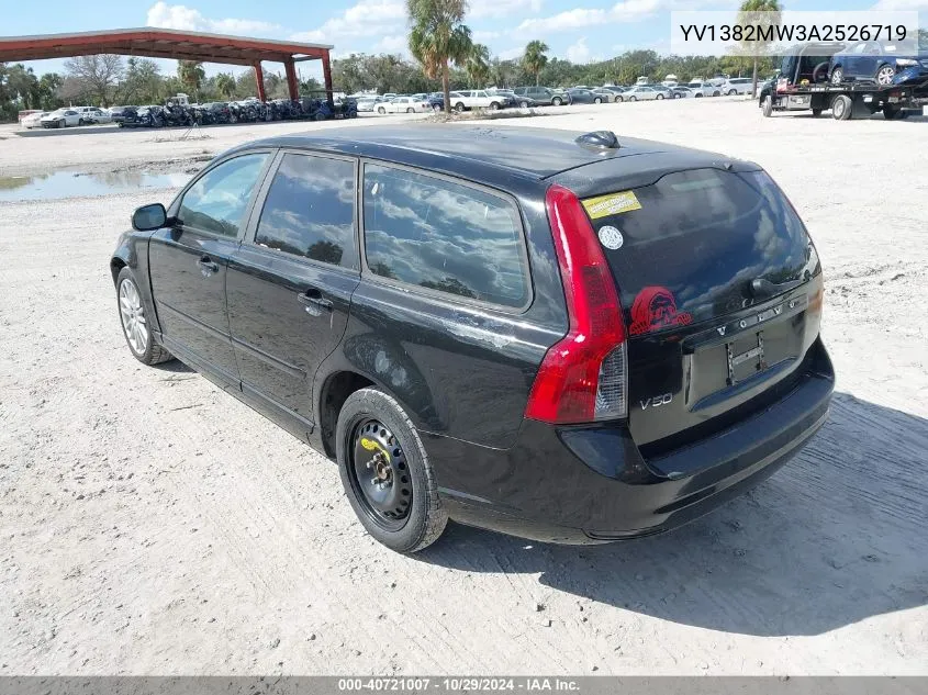 YV1382MW3A2526719 2010 Volvo V50 2.4I