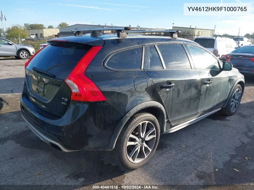 YV4612HK9F1000765 2015 Volvo V60 Cross Country T5