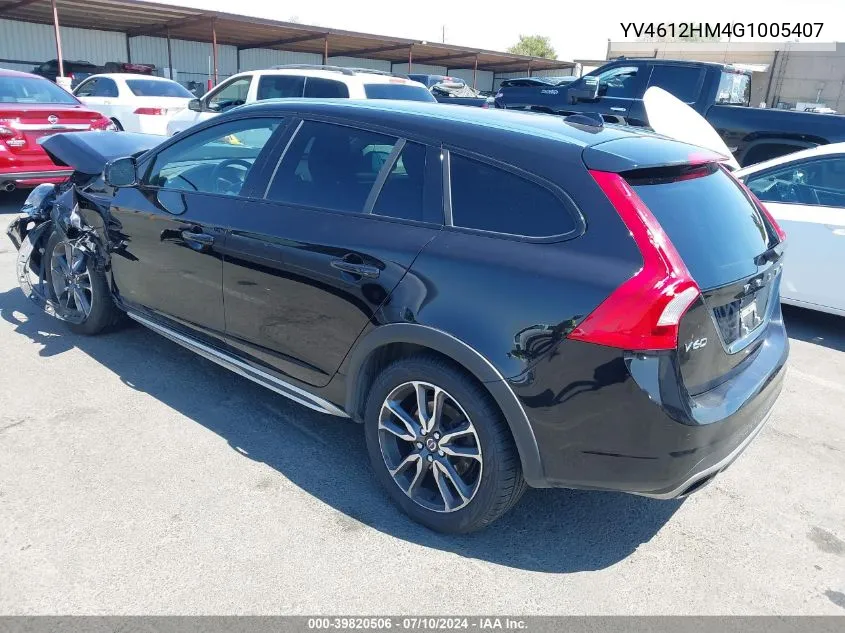 YV4612HM4G1005407 2016 Volvo V60 Cross Country T5 Platinum