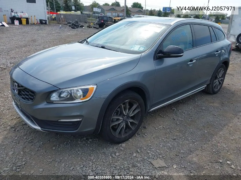 YV440MWK6J2057971 2018 Volvo V60 Cross Country T5