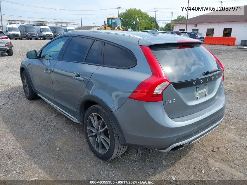 YV440MWK6J2057971 2018 Volvo V60 Cross Country T5