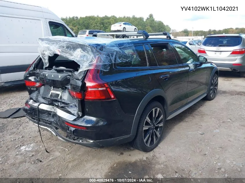 2020 Volvo V60 Cross Country T5 VIN: YV4102WK1L1042021 Lot: 40529476