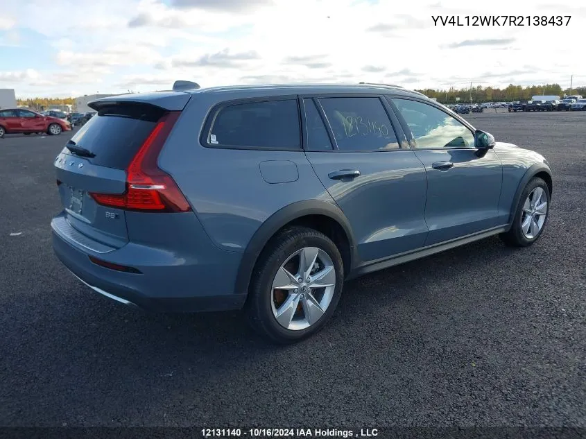 2024 Volvo V60 Cross Country VIN: YV4L12WK7R2138437 Lot: 12131140