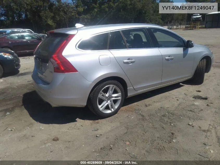 2015 Volvo V60 T5 Premier VIN: YV140MEK8F1249047 Lot: 40269609