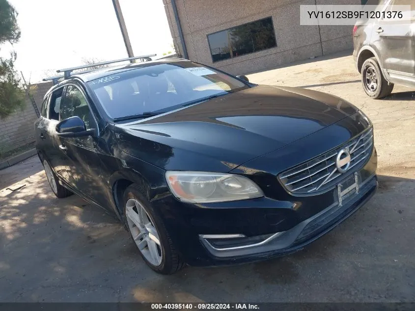 2015 Volvo V60 T5 Premier VIN: YV1612SB9F1201376 Lot: 40395140