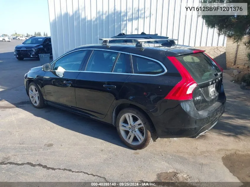 2015 Volvo V60 T5 Premier VIN: YV1612SB9F1201376 Lot: 40395140