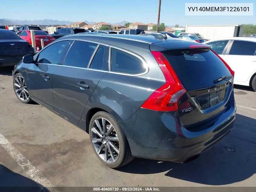 YV140MEM3F1226101 2015 Volvo V60 T5 Platinum