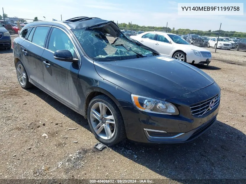 2015 Volvo V60 T5 Premier VIN: YV140MEB9F1199758 Lot: 40406632