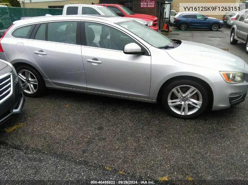 2015 Volvo V60 Premier VIN: YV1612SK9F1263151 Lot: 40456823