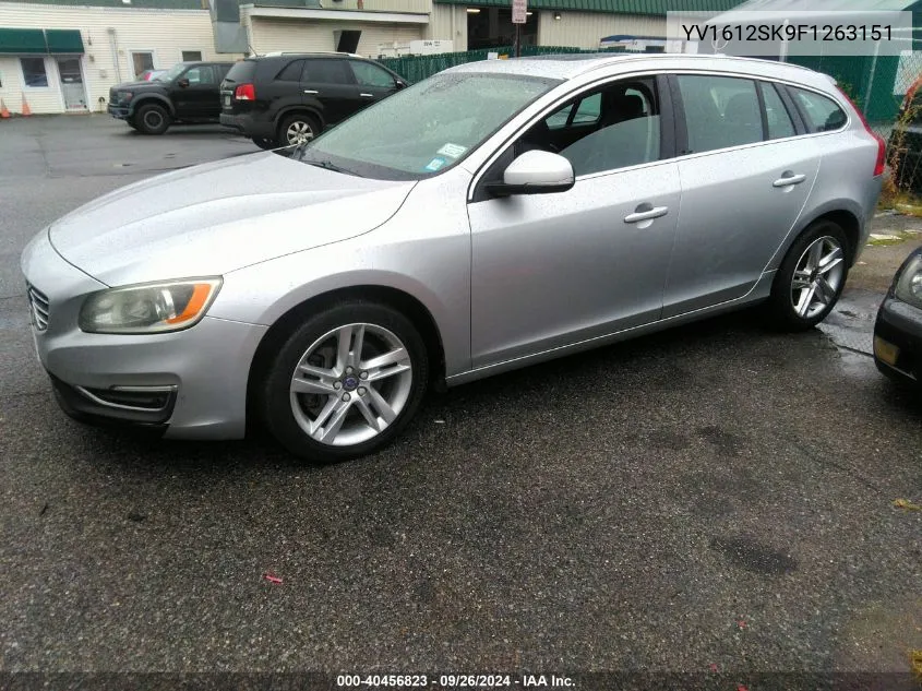 2015 Volvo V60 Premier VIN: YV1612SK9F1263151 Lot: 40456823