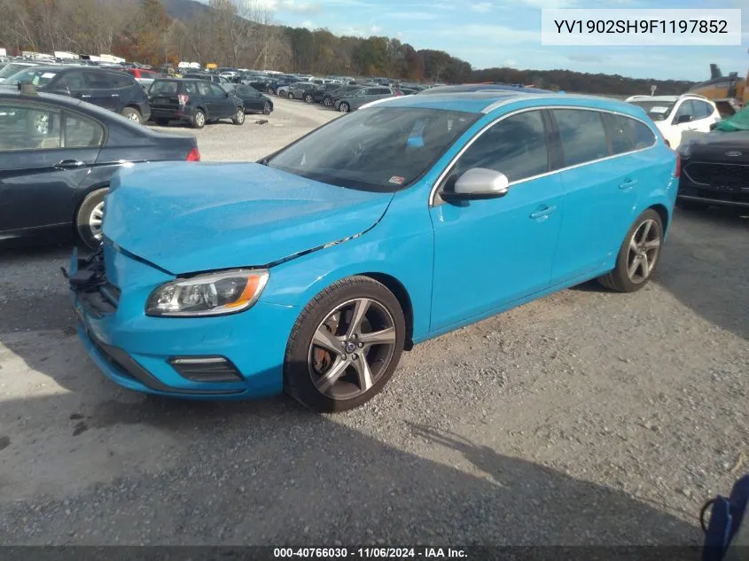 2015 Volvo V60 T6 R-Design Platinum VIN: YV1902SH9F1197852 Lot: 40766030