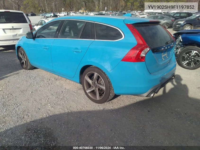 2015 Volvo V60 T6 R-Design Platinum VIN: YV1902SH9F1197852 Lot: 40766030