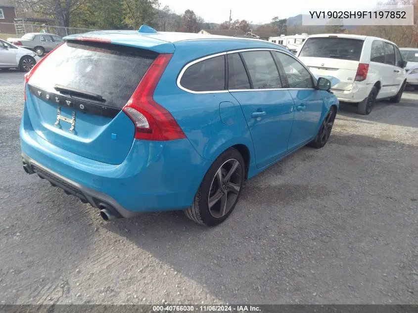 2015 Volvo V60 T6 R-Design Platinum VIN: YV1902SH9F1197852 Lot: 40766030