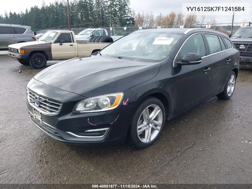 2015 Volvo V60 T5 Premier VIN: YV1612SK7F1241584 Lot: 40881877