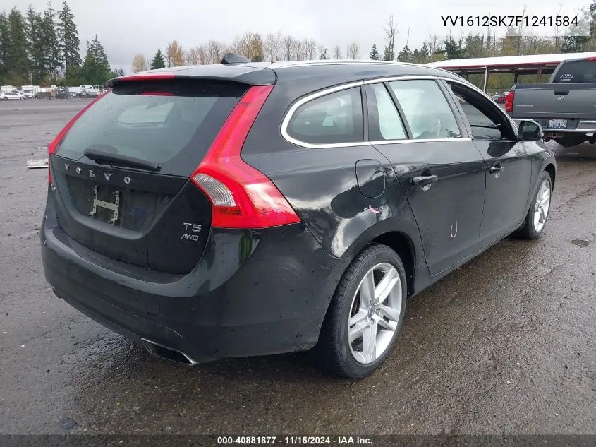 2015 Volvo V60 T5 Premier VIN: YV1612SK7F1241584 Lot: 40881877