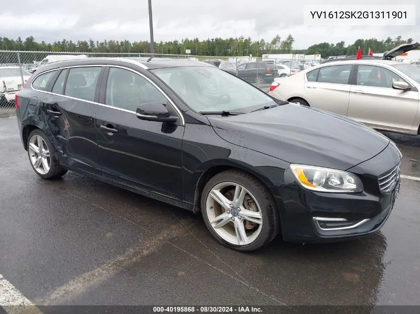 YV1612SK2G1311901 2016 Volvo V60 T5 Premier