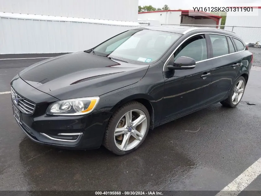 2016 Volvo V60 T5 Premier VIN: YV1612SK2G1311901 Lot: 40195868