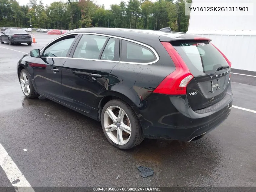 2016 Volvo V60 T5 Premier VIN: YV1612SK2G1311901 Lot: 40195868