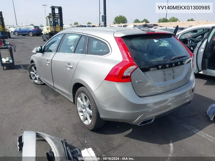 YV140MEKXG1300985 2016 Volvo V60 T5 Drive-E Premier