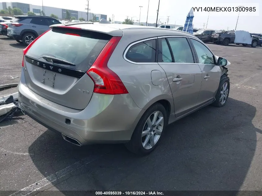 YV140MEKXG1300985 2016 Volvo V60 T5 Drive-E Premier