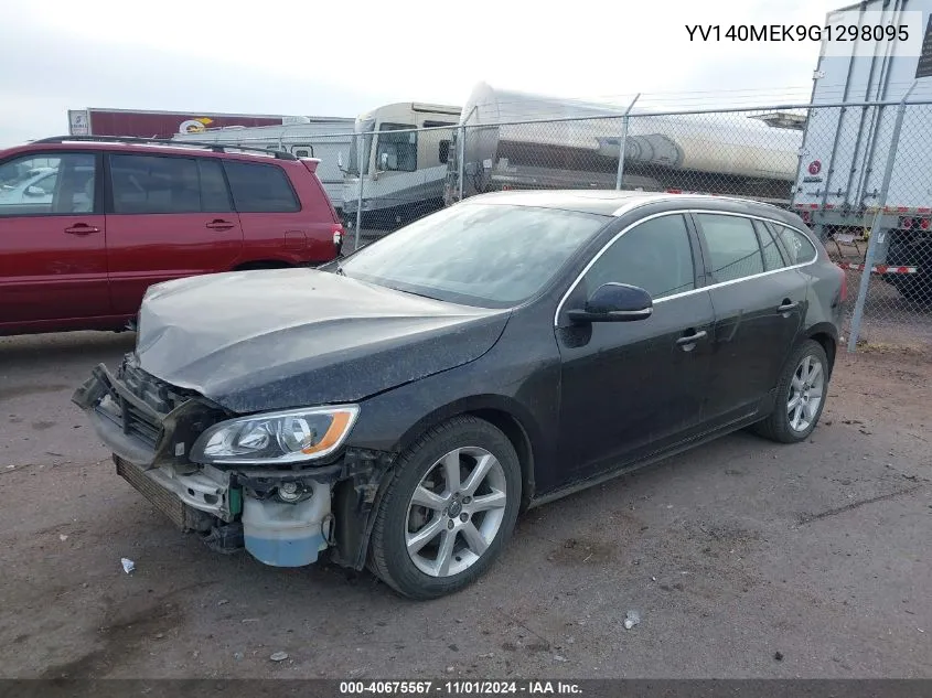 YV140MEK9G1298095 2016 Volvo V60 T5 Drive-E Premier