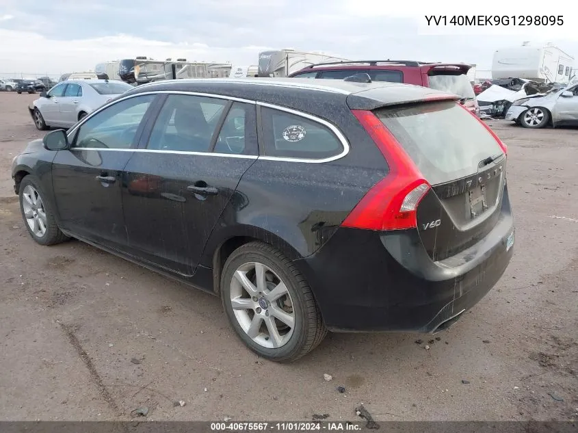 YV140MEK9G1298095 2016 Volvo V60 T5 Drive-E Premier