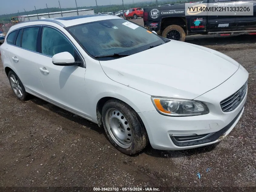 YV140MEK2H1333206 2017 Volvo V60 T5 Premier