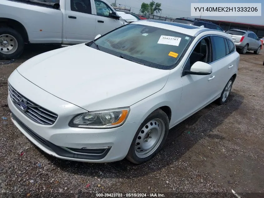 2017 Volvo V60 T5 Premier VIN: YV140MEK2H1333206 Lot: 39423703