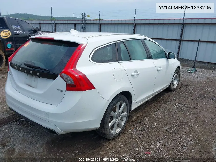 YV140MEK2H1333206 2017 Volvo V60 T5 Premier