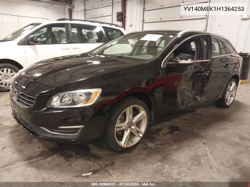 2017 Volvo V60 T5 Premier VIN: YV140MEK1H1364253 Lot: 39960831