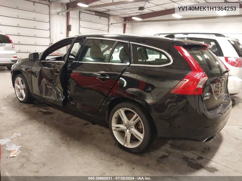 2017 Volvo V60 T5 Premier VIN: YV140MEK1H1364253 Lot: 39960831