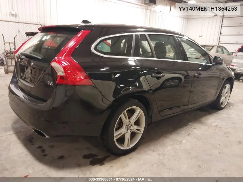 2017 Volvo V60 T5 Premier VIN: YV140MEK1H1364253 Lot: 39960831