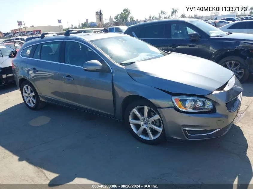 2017 Volvo V60 T5 Premier VIN: YV140MEK0H1337173 Lot: 40208306