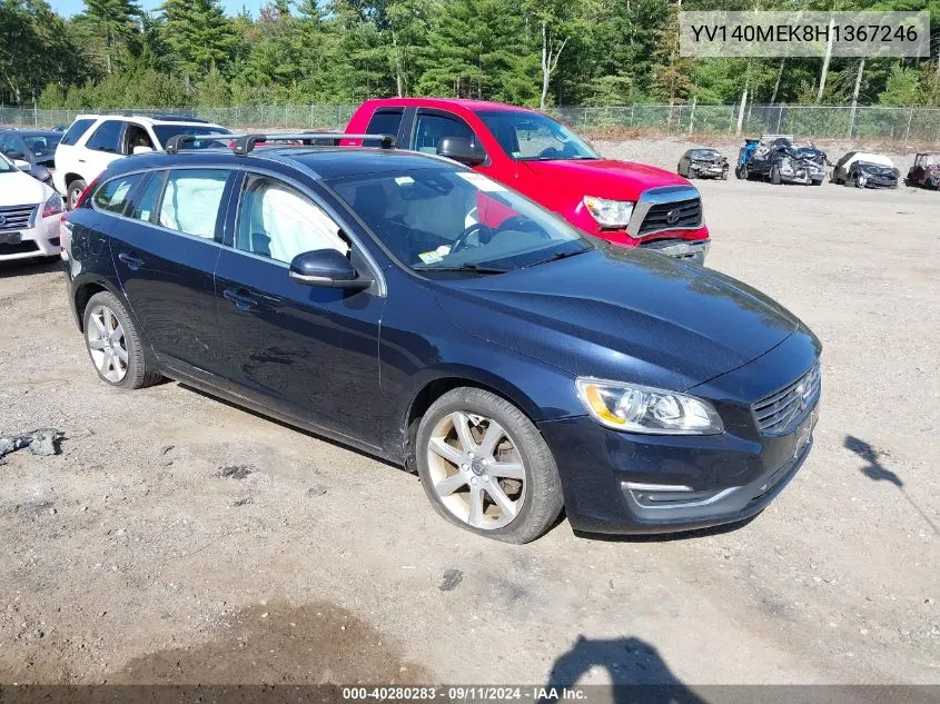 YV140MEK8H1367246 2017 Volvo V60 T5 Premier