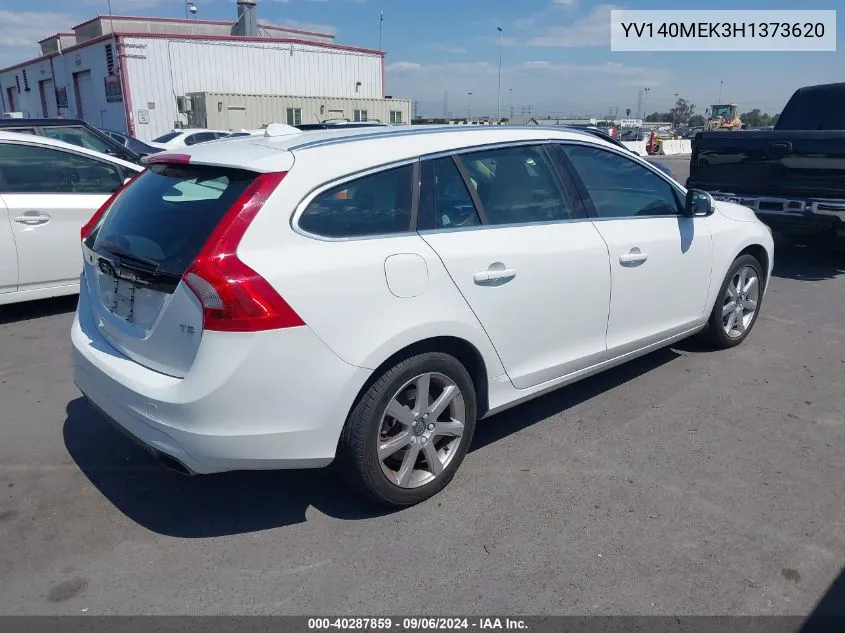 2017 Volvo V60 T5 Premier VIN: YV140MEK3H1373620 Lot: 40287859