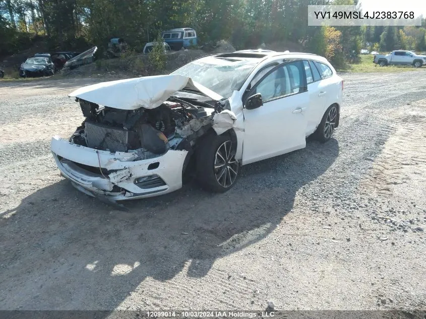 YV149MSL4J2383768 2018 Volvo V60