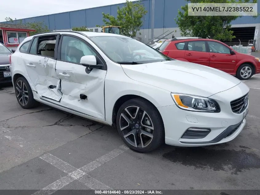 YV140MEL7J2385522 2018 Volvo V60 T5 Dynamic