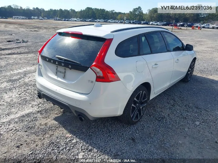 2018 Volvo V60 T5 Dynamic VIN: YV140MEL6J2391036 Lot: 40877557