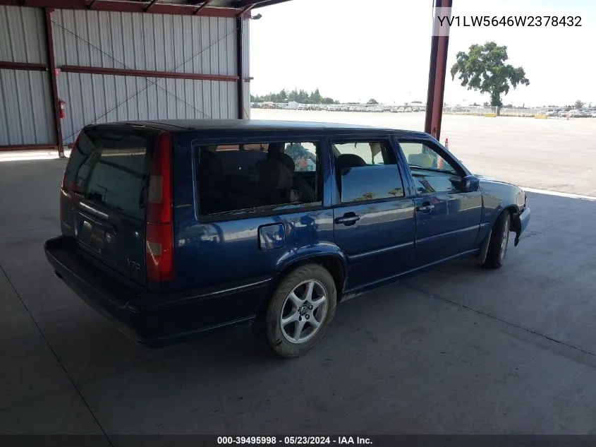 YV1LW5646W2378432 1998 Volvo V70 Glt