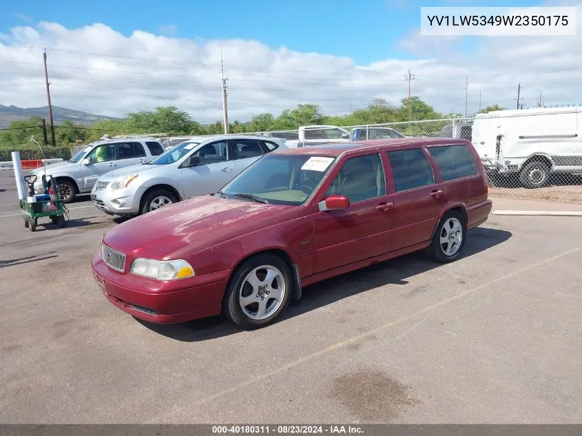 1998 Volvo V70 T5 VIN: YV1LW5349W2350175 Lot: 40180311