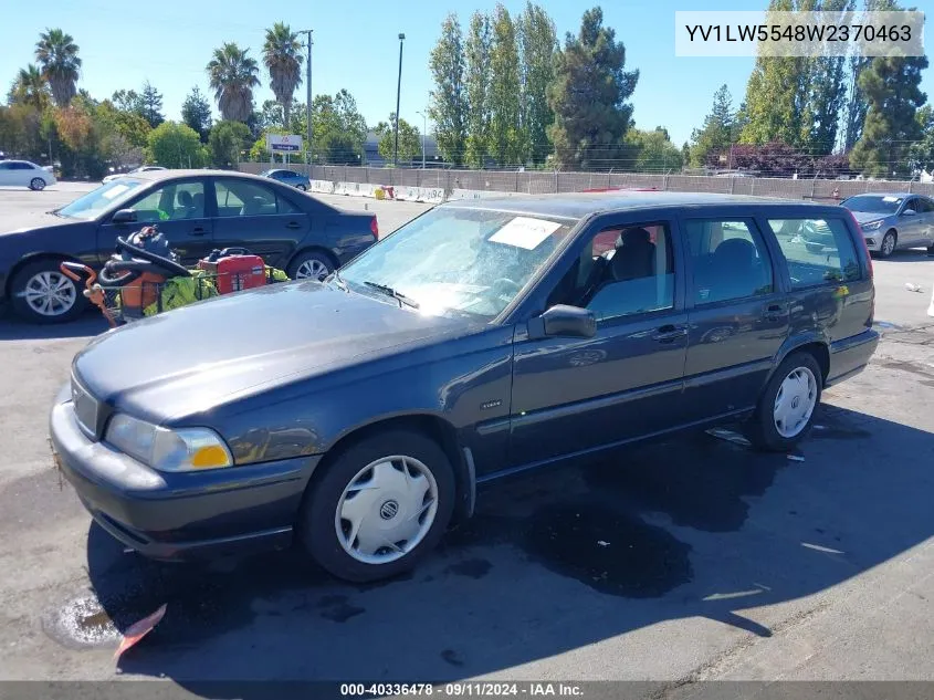 1998 Volvo V70 Gtas/Gtms VIN: YV1LW5548W2370463 Lot: 40336478