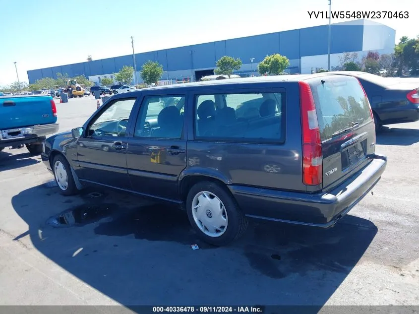 1998 Volvo V70 Gtas/Gtms VIN: YV1LW5548W2370463 Lot: 40336478