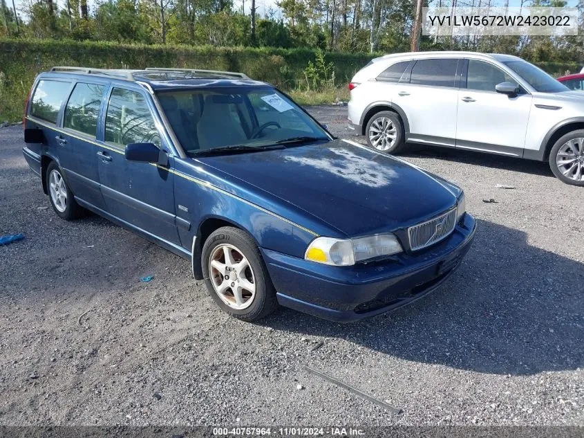 1998 Volvo V70 Glt VIN: YV1LW5672W2423022 Lot: 40757964