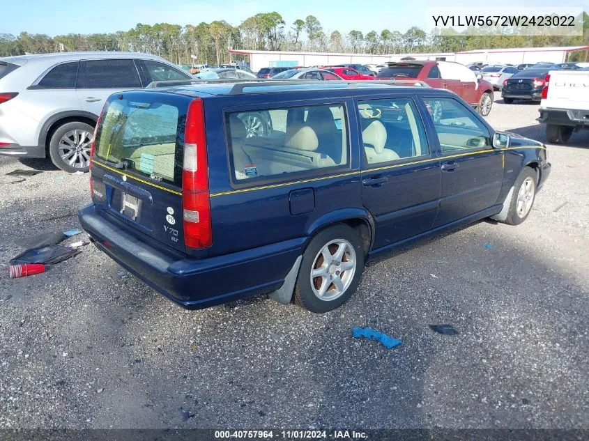 1998 Volvo V70 Glt VIN: YV1LW5672W2423022 Lot: 40757964