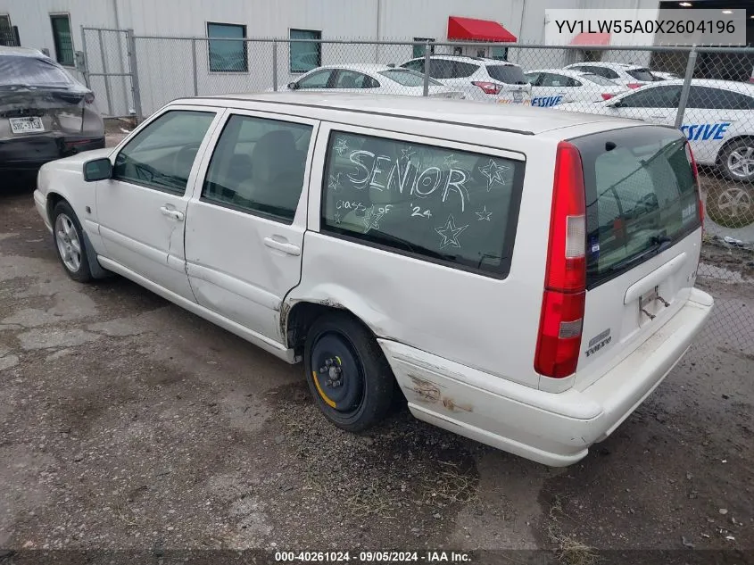 YV1LW55A0X2604196 1999 Volvo V70