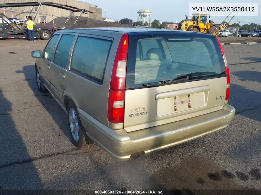 1999 Volvo V70 VIN: YV1LW55A2X3550412 Lot: 40503324