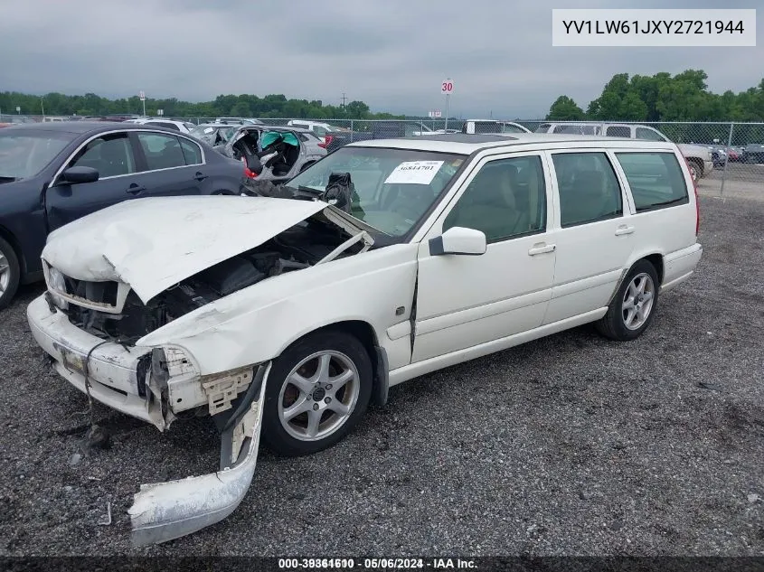 2000 Volvo V70 Se VIN: YV1LW61JXY2721944 Lot: 39361610