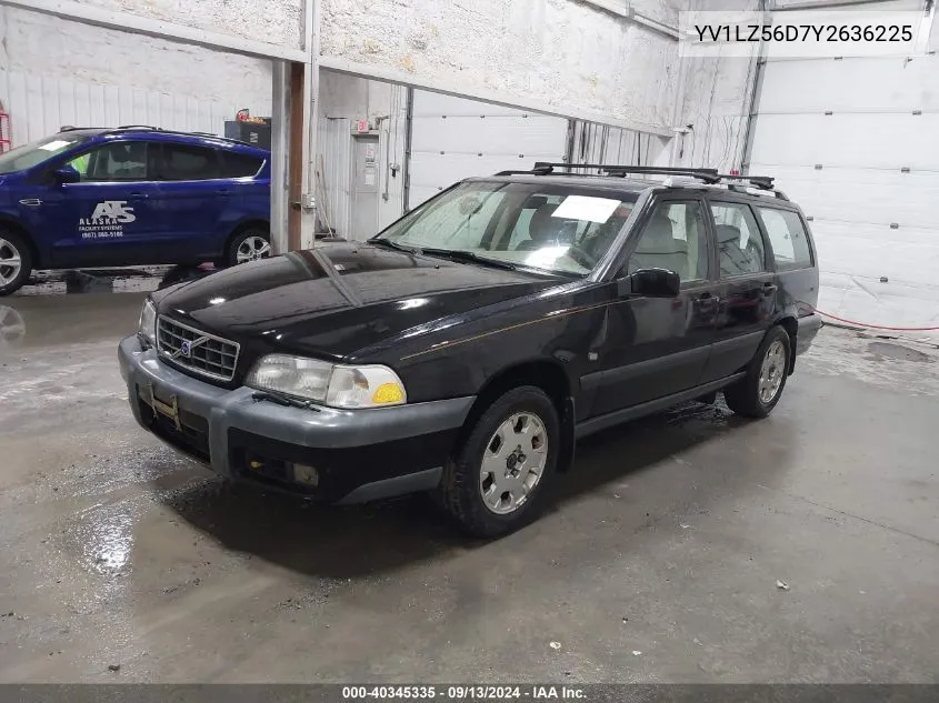 2000 Volvo V70 Xc/Xc Se VIN: YV1LZ56D7Y2636225 Lot: 40345335