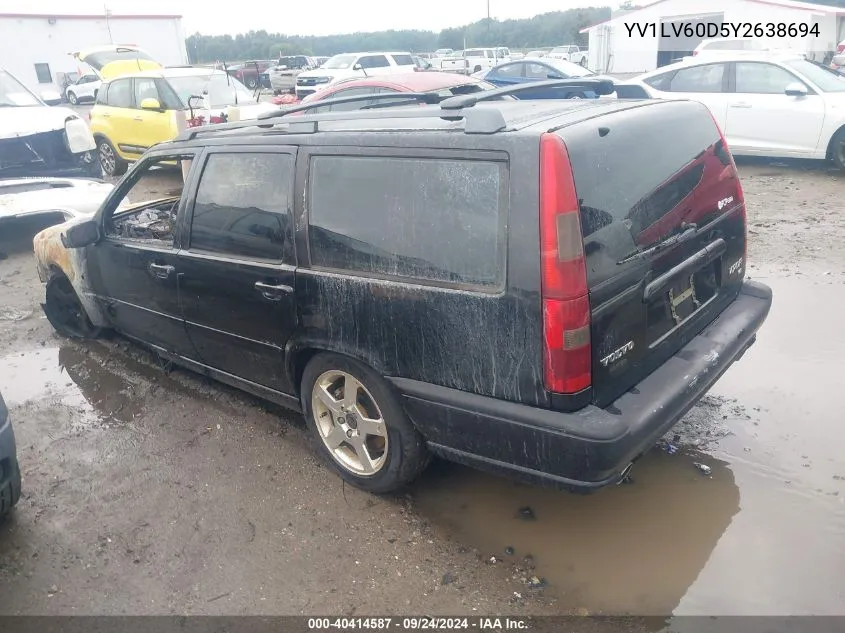 2000 Volvo V70 R VIN: YV1LV60D5Y2638694 Lot: 40414587