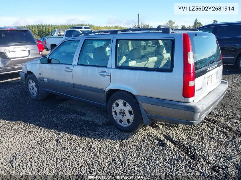 2000 Volvo V70 Xc/Se VIN: YV1LZ56D2Y2681914 Lot: 40612801